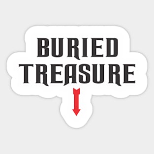 Buried Treasure Sticker
